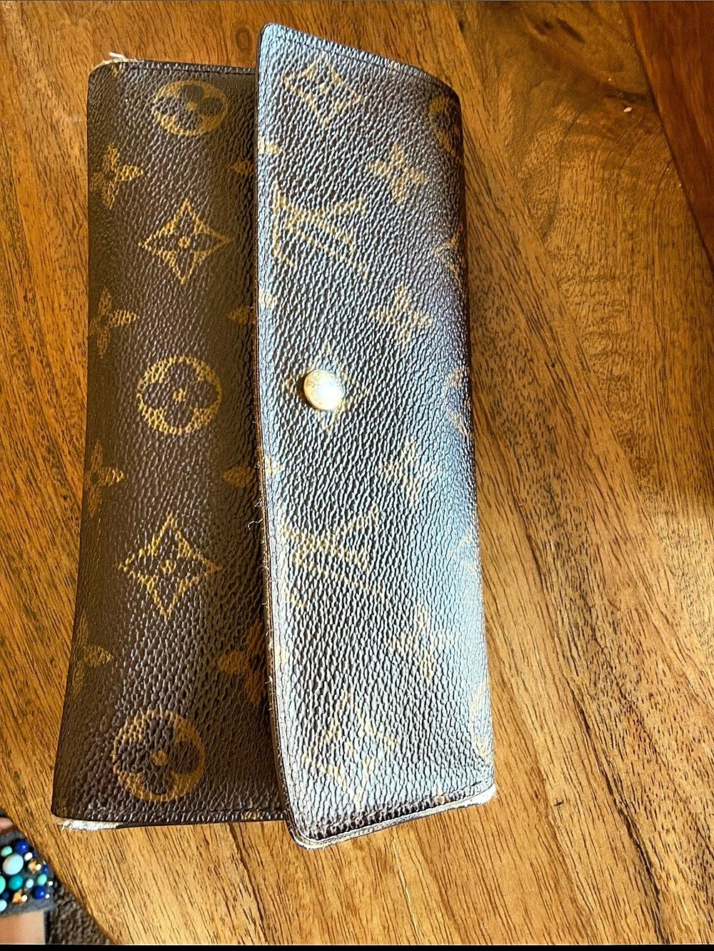 Louis Vuitton Sarah Wallet Monogram Long Wallet Brown